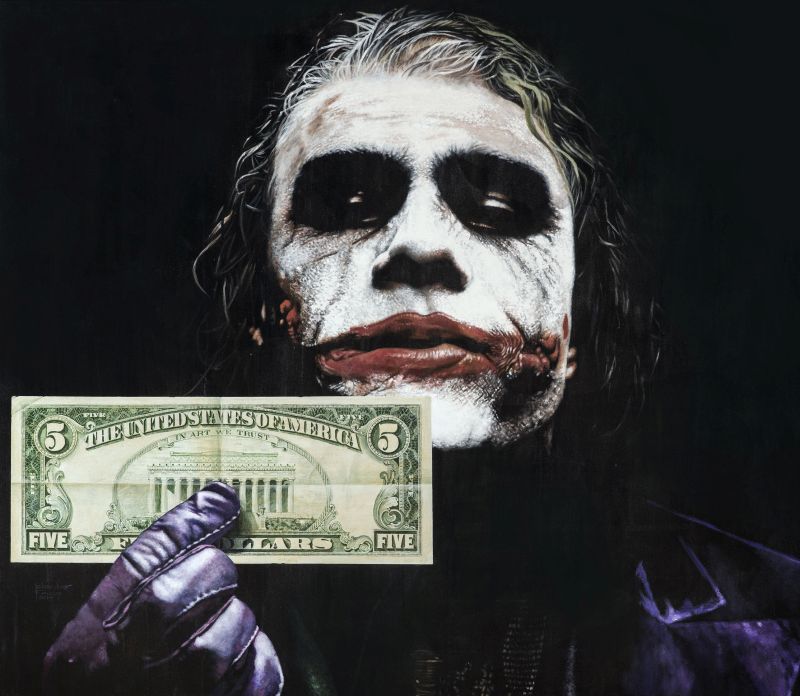 Heath Ledger Joker Fake Ideology by Iskandar Fauzy